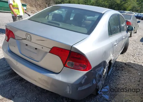 2006 Honda Civic Lx из США, поврежденный, VIN 1HGFA16546L115287